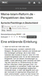 Mobile Screenshot of meine-islam-reform.de